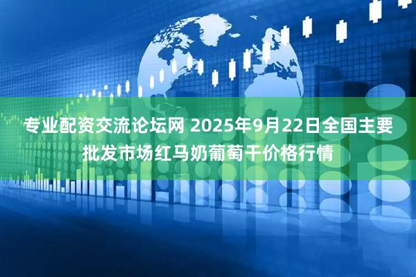 专业配资交流论坛网 2025年9月22日全国主要批发市场红马奶葡萄干价格行情