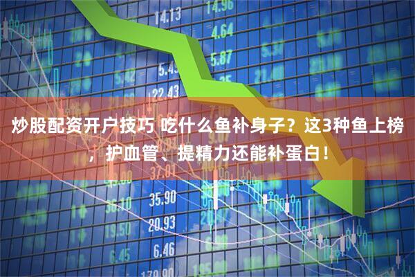 炒股配资开户技巧 吃什么鱼补身子？这3种鱼上榜，护血管、提精力还能补蛋白！